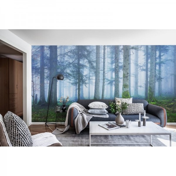 Papel de parede R16661 Blue Forest - REBEL WALLS