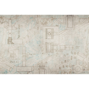 Carta da Parati BLUEPRINT GL11322A - GLAMORA