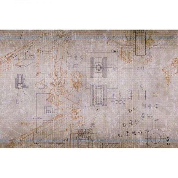 Carta da Parati BLUEPRINT GL11323A - GLAMORA Carta da Parati BLUEPRINT GL11323A - GLAMORA