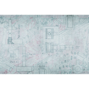 Papel Pintado BLUEPRINT GL11324A - GLAMORA