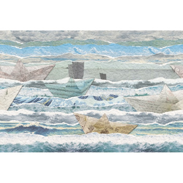 Carta da Parati PAPER SHIP GL11171A - GLAMORA