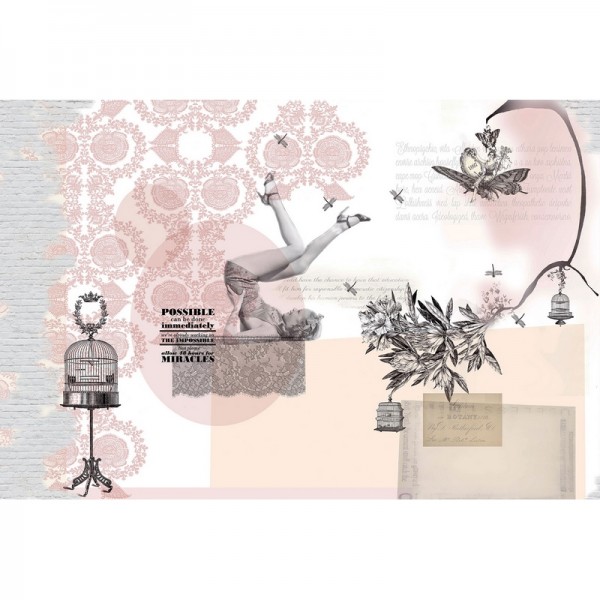 Wallpaper PIN-UP GLT111A - GLAMORA Wallpaper PIN-UP GLT111A - GLAMORA