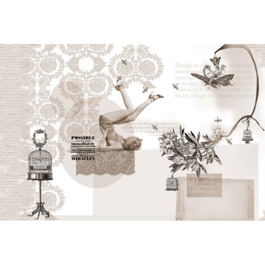 Carta da Parati PIN-UP GLT114A - GLAMORA