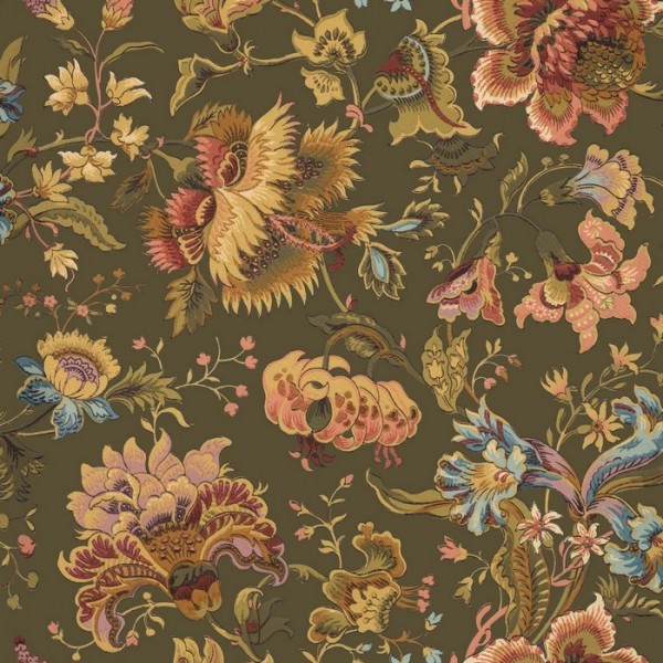 Wallpaper MAJORELLE MOSS GREEN - HOUSE OF HACKNEY Wallpaper MAJORELLE MOSS GREEN - HOUSE OF HACKNEY