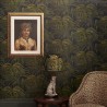 Papier peint PALMERAL MIDNIGHT GREEN SAMLL - HOUSE OF HACKNEY