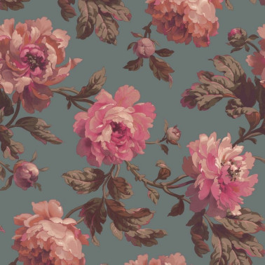 Papier peint PEONEDEN CHINOIS GREEN - HOUSE OF HACKNEY