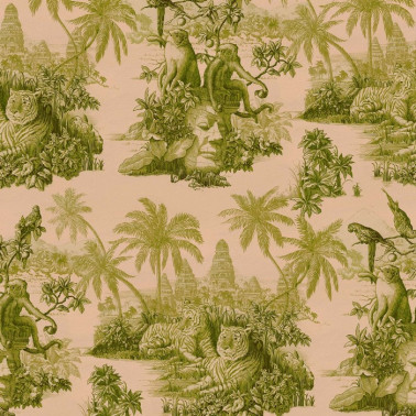 Papel Pintado SUMATRA BLUSH PEAR GREEN - HOUSE OF HACKNEY