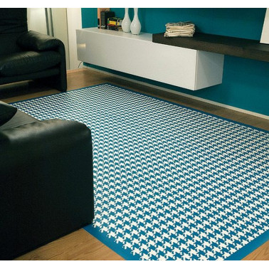 PIED DE POULE BORDO BLU
