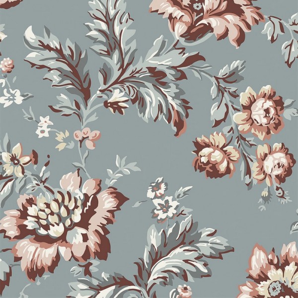 Wallpaper MURAL 649-26 Kajsa Sky Blue - SANDBERG Wallpaper MURAL 649-26 Kajsa Sky Blue - SANDBERG
