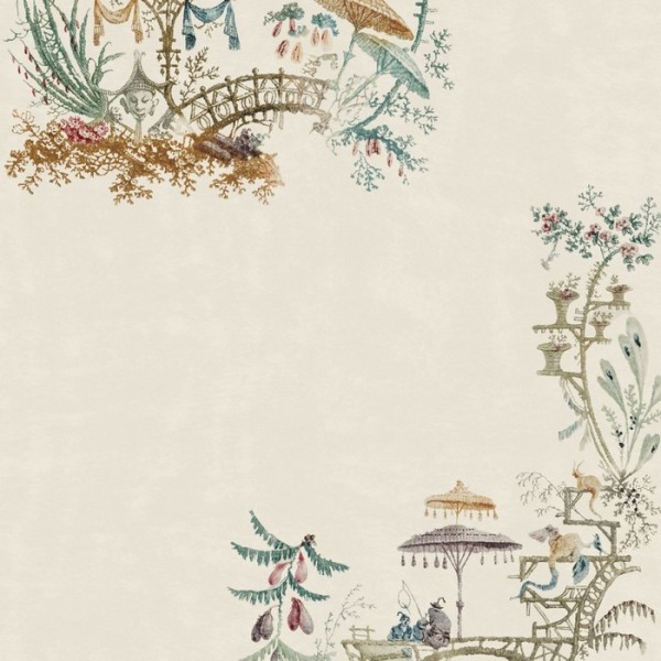 Chinoiserie Coconut WP20464 Chinoiserie Coconut WP20464