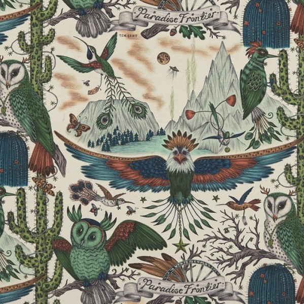 Frontier Green Linen F1489-03 Frontier Green Linen F1489-03