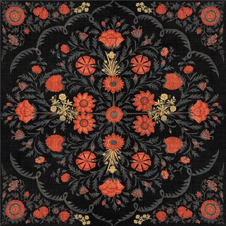 Hindu Bloom Anthracite WP20407 Hindu Bloom Anthracite WP20407