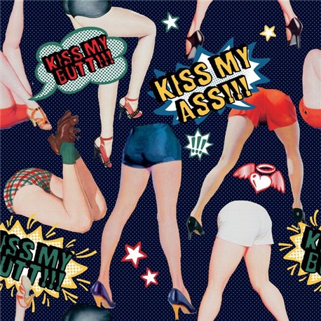 Kiss My Ass Indigo WP20377 Kiss My Ass Indigo WP20377