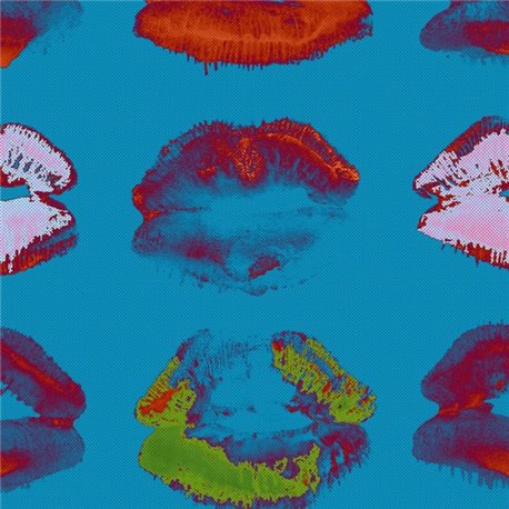 Neon Kiss Blue WP20379 Neon Kiss Blue WP20379