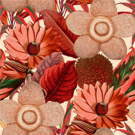 Water Lilies Taupe WP20317 Water Lilies Taupe WP20317