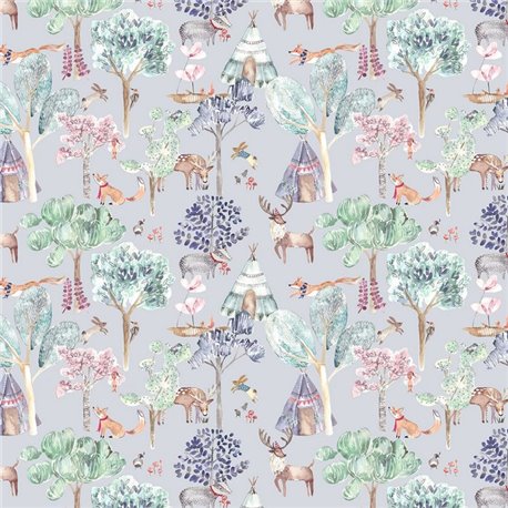 Woodland Adventures Lilac Woodland Adventures Lilac