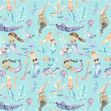 Mermaid Party Aqua Mermaid Party Aqua