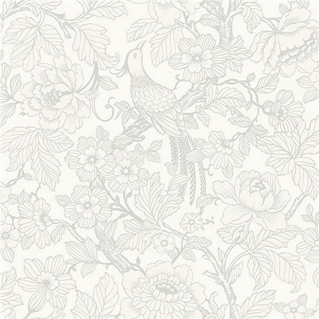 Beaufort Dove Flowers & Birds Chinoiserie ECB80400 Beaufort Dove Flowers & Birds Chinoiserie ECB80400