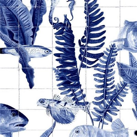 Bank of Fish Tiles 9500024 Bank of Fish Tiles 9500024