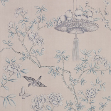 Askew Standard on Almost Mauve dyed silk