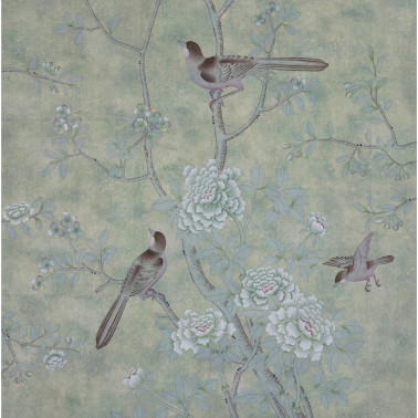 Earlham Full custom on Blue Grey India tea paper