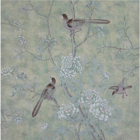 Earlham Full custom on Blue Grey India tea paper