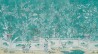 Salon Vert Standard on custom blue Edo Xuan paper