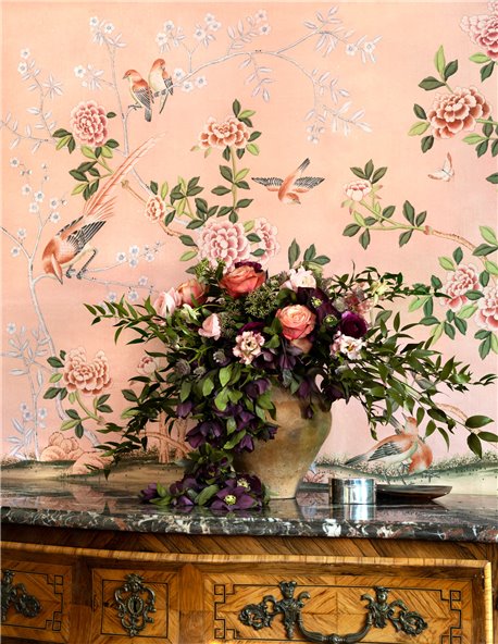 Earlham Colourway SC-31 on Gentleman´s Pink India tea paper