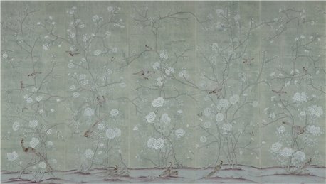 Earlham Full custom on Blue Grey India tea paper