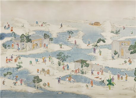Coutts Standard on Parchment painted paper