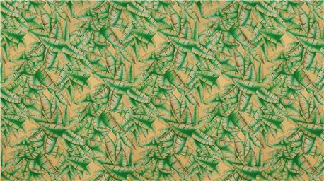 Palms Palms Yucca on dyed paper