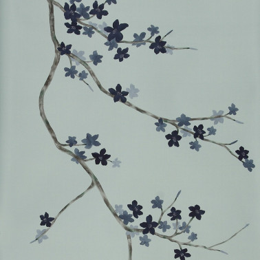 Cherry Tree Original n Adam Grey dyed silk