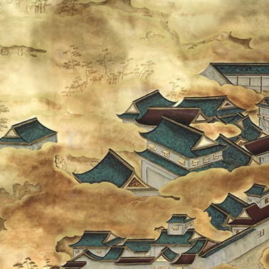 Imperial Palace Original on Deep Rich Gold gilded paper
