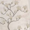 Magnolia Part custom on Tarnished Sivler gilded paper with pearlescent antiquing