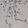 Plum Blossom Part custom on Lilac Hint dyed silk