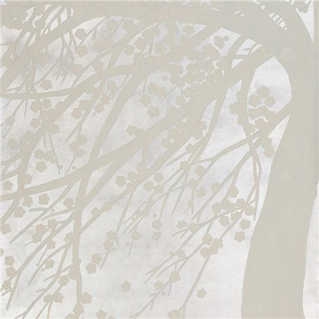 Windswept Blossom Blossom on Sterling Silver gilded silk with désergenter pearlescent antiquing