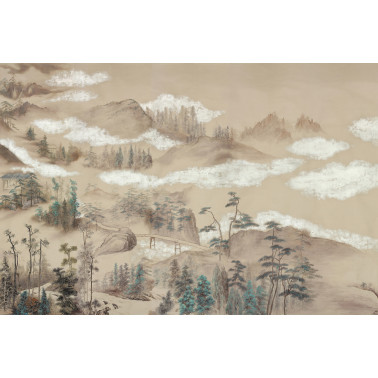 Montagnes au-dessus des...