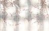 Plum Blossom Blossom on Tarnished silver gilded paper