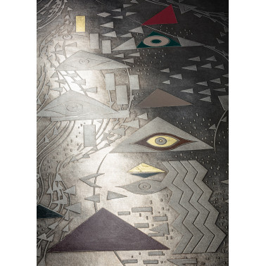 Klimt Polished Silver bas...