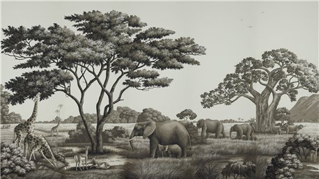 African Savannah Colourway SC-94 on scenic paper