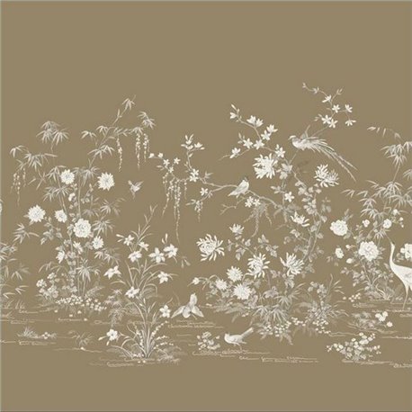 Flowering Vine Chinoiserie Mural kt2263 Flowering Vine Chinoiserie Mural kt2263