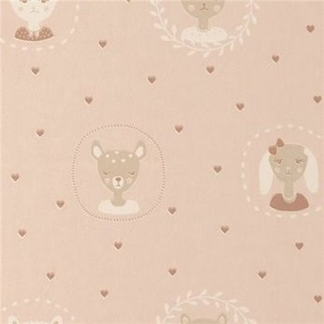 Hearts Dusty Warm Pink 148-01 Hearts Dusty Warm Pink 148-01