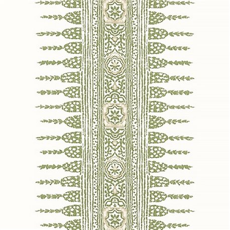 Javanese Stripe Green and White AT15136 Javanese Stripe Green and White AT15136