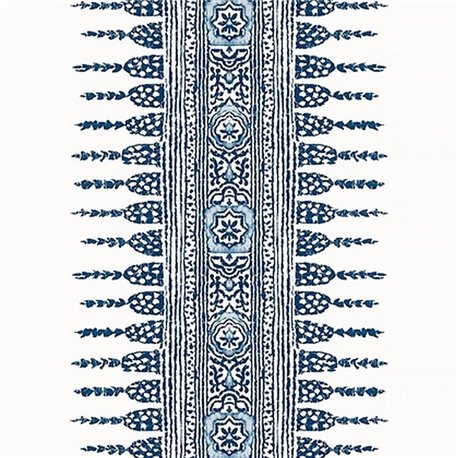 Javanese Stripe Navy and White AT15137 Javanese Stripe Navy and White AT15137