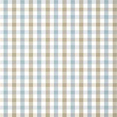 Saybrook Check Spa Blue and Beige AT15151 Saybrook Check Spa Blue and Beige AT15151