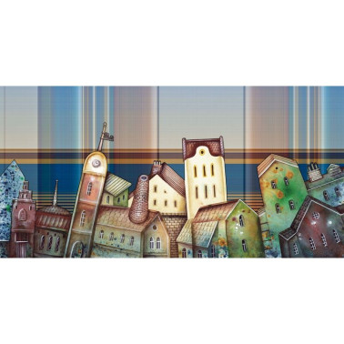 Papel de parede INKIIGA14 MAGIC VILLAGE - INKIOSTRO BIANCO