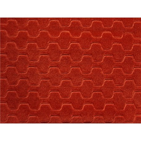 CARVER EMBOSSED VELVET WATER REPELLENT 16 Terracotta CARVER EMBOSSED VELVET WATER REPELLENT 16 Terracotta