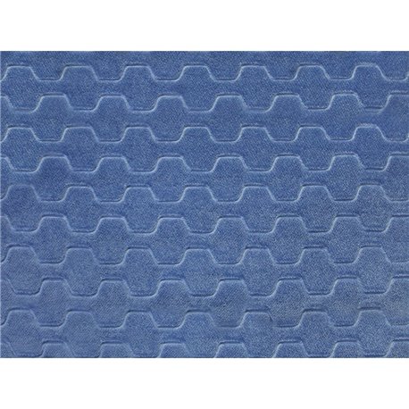 CARVER EMBOSSED VELVET WATER REPELLENT 26 Lovely Blue CARVER EMBOSSED VELVET WATER REPELLENT 26 Lovely Blue