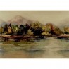 Paysage de luxe en automne au bord du lac 2109-155-01
