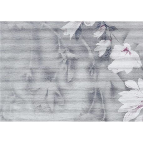 Trailing Magnolia Mist Grey Luxury Floral Paperweave Mural 2109-158-01-1 Trailing Magnolia Mist Grey Luxury Floral Paperweave Mural 2109-158-01-1